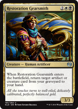 Restoration Gearsmith (Kaladesh) Light Play