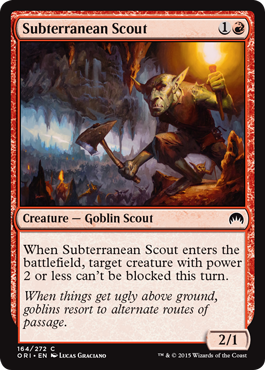 Subterranean Scout (Magic Origins) Light Play