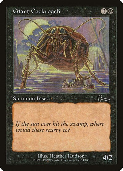 Giant Cockroach (Urza's Legacy) Light Play