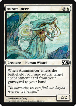 Auramancer (Magic 2012 Core Set) Medium Play