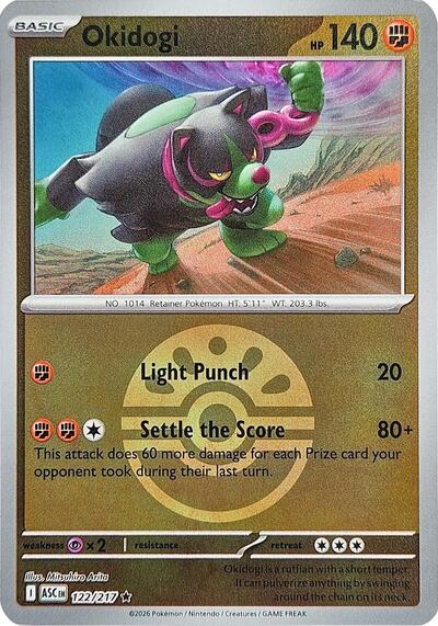 Okidogi (Friend Ball) (ME: Ascended Heroes) Light Play Reverse Holofoil