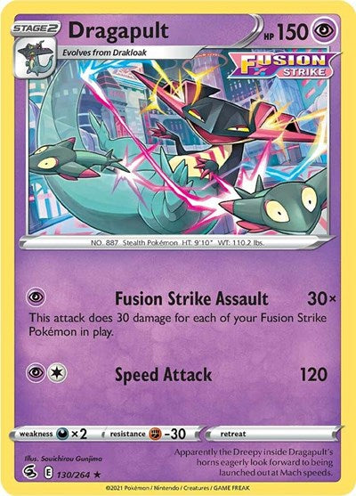 Dragapult (SWSH08: Fusion Strike) Light Play Holofoil
