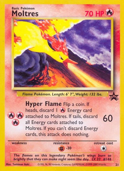 Moltres (WoTC Promo) Light Play