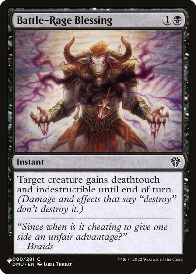 Battle-Rage Blessing (The List) Light Play
