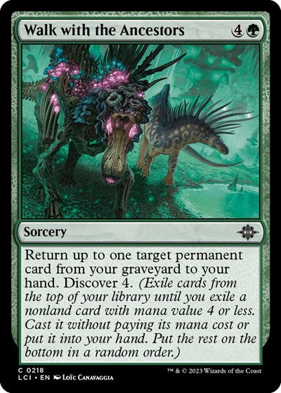 Walk with the Ancestors (The Lost Caverns of Ixalan) Light Play Foil