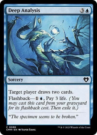 Deep Analysis (Commander Masters) Light Play Foil