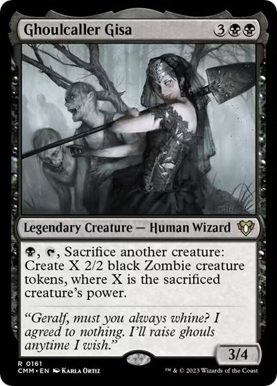 Ghoulcaller Gisa (Commander Masters) Light Play Foil