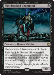 Bloodsoaked Champion (Khans of Tarkir) Heavy Play