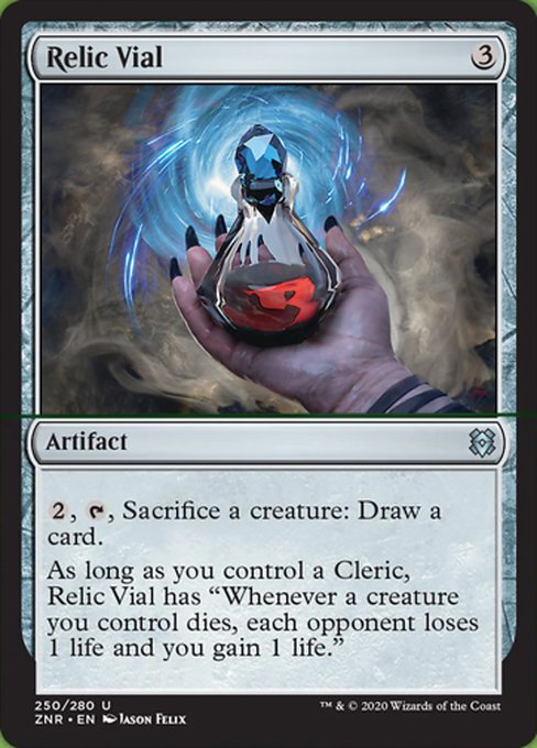 Relic Vial (Zendikar Rising) Damaged / Poor