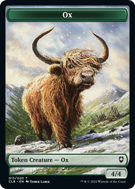 Ox Token (Commander Legends: Battle for Baldur's Gate) Light Play
