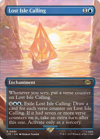 Lost Isle Calling (Borderless) (Universes Beyond: The Lord of the Rings: Tales of Middle-earth) Light Play