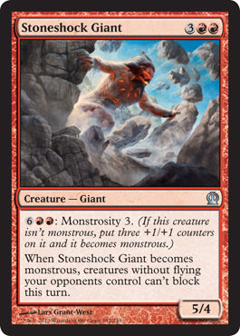 Stoneshock Giant (Theros) Light Play Foil