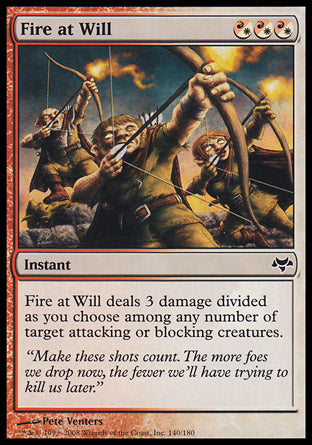 Fire at Will (Eventide) Medium Play