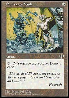 Phyrexian Vault (Mirage) Light Play
