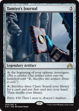 Tamiyo's Journal (Shadows Over Innistrad) Light Play