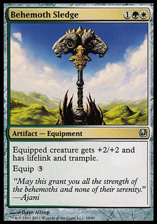 Behemoth Sledge (Duel Decks: Ajani vs Nicol Bolas) Medium Play