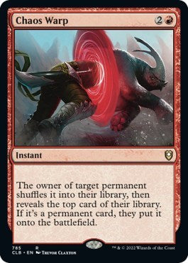 Chaos Warp (Commander Legends: Battle for Baldur's Gate) Light Play