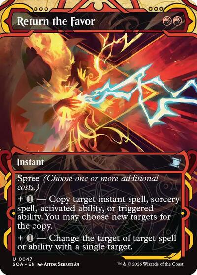 Return the Favor (Secrets of Strixhaven: Mystical Archive) Light Play