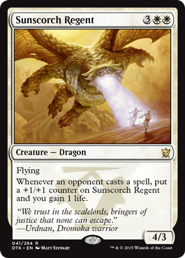 Sunscorch Regent (Dragons of Tarkir) Damaged / Poor