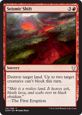 Seismic Shift (Dominaria) Light Play