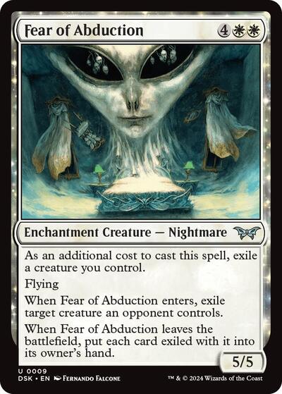Fear of Abduction (Duskmourn: House of Horror) Light Play