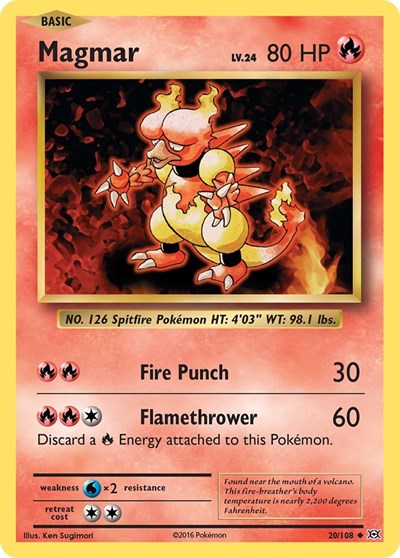 Magmar (XY - Evolutions) Medium Play