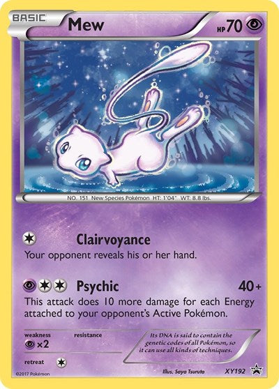 Mew - XY192 (XY Promos) Light Play Holofoil