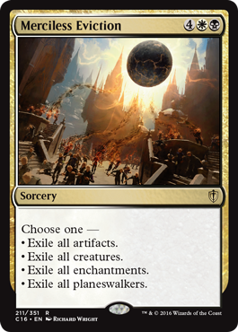 Merciless Eviction (Commander 2016 Edition) Light Play