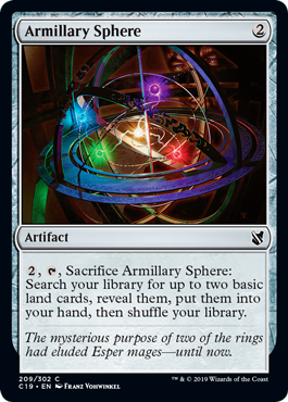Armillary Sphere (Commander 2019) Light Play