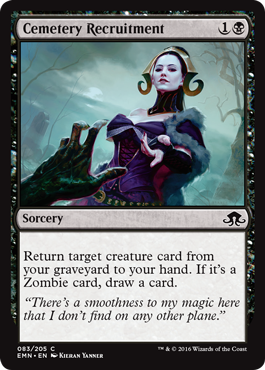 Cemetery Recruitment (Eldritch Moon) Light Play