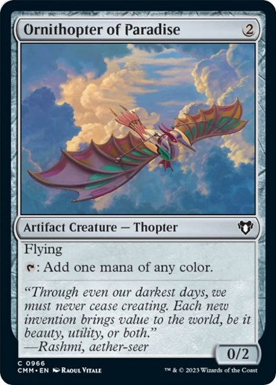 Ornithopter of Paradise (Commander Masters) Light Play