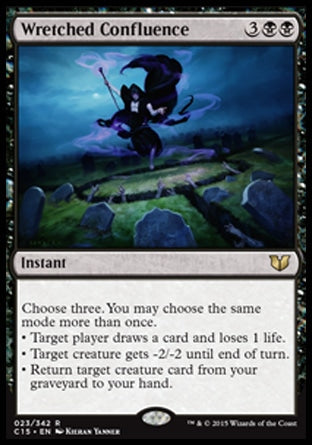 Wretched Confluence (Commander 2015) Damaged / Poor