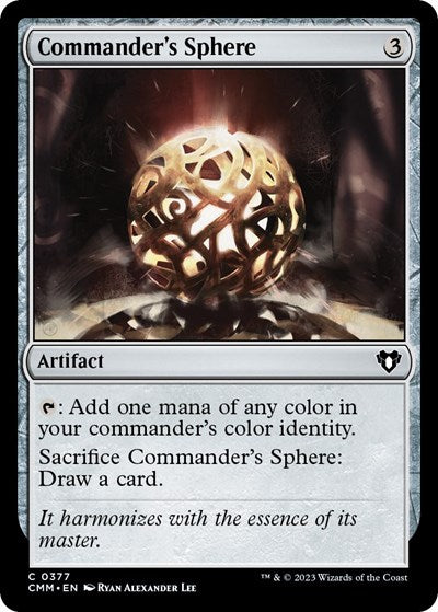 Commander's Sphere (Commander Masters) Light Play