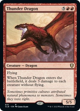 Thunder Dragon (Commander Legends: Battle for Baldur's Gate) Light Play