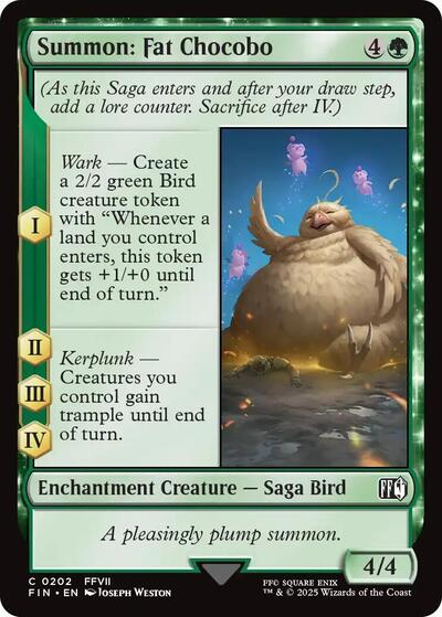 Summon: Fat Chocobo (Universes Beyond: FINAL FANTASY) Light Play