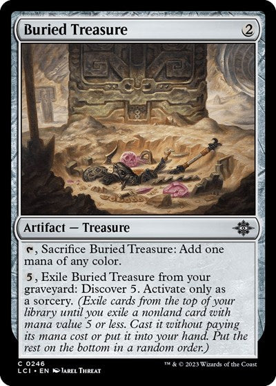Buried Treasure (The Lost Caverns of Ixalan) Light Play