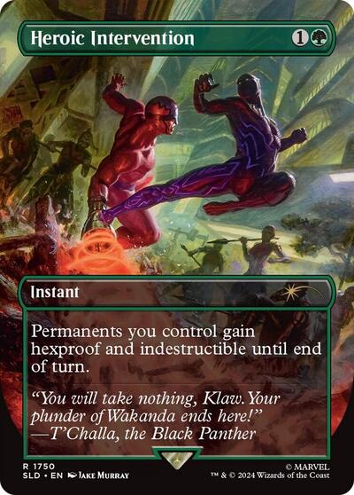 Heroic Intervention (Secret Lair) Light Play