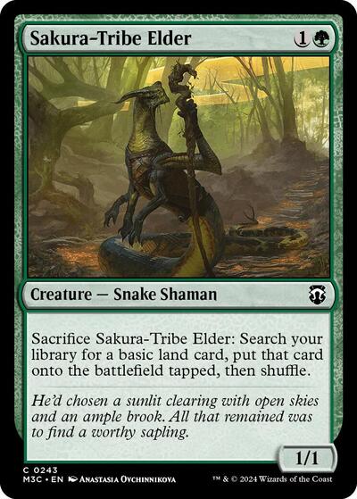 Sakura-Tribe Elder (Commander: Modern Horizons 3) Light Play