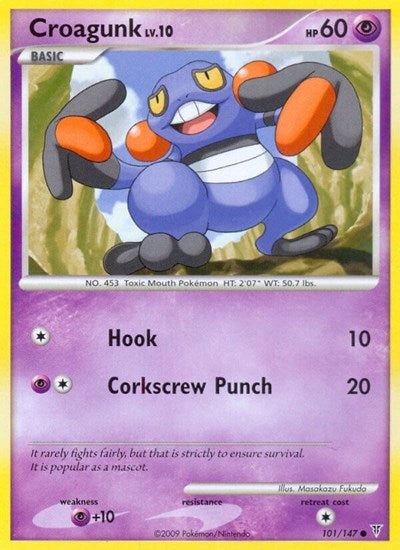 Croagunk (Supreme Victors) Light Play