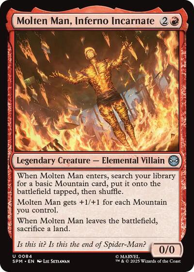 Molten Man, Inferno Incarnate (Marvel's Spider-Man) Light Play