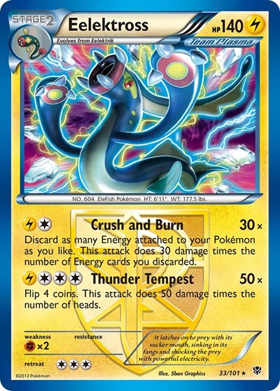 Eelektross (Team Plasma) (Plasma Blast) Medium Play Holofoil