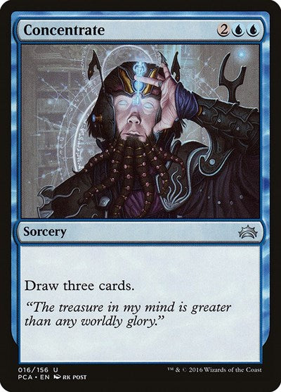 Concentrate (Planechase Anthology) Light Play