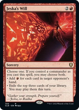 Jeska's Will (Commander Legends: Battle for Baldur's Gate) Light Play