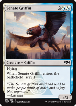 Senate Griffin (Ravnica Allegiance) Light Play