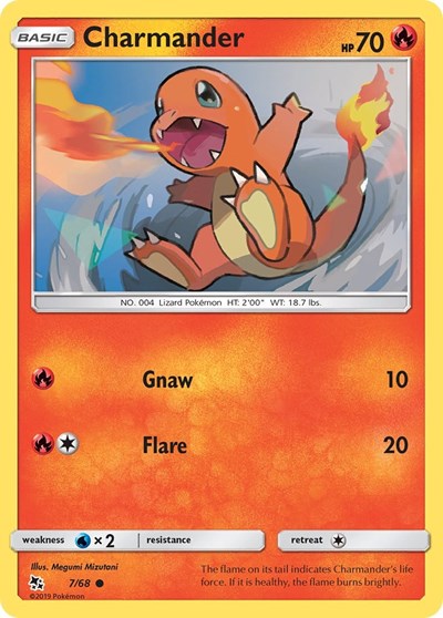 Charmander (Hidden Fates) Light Play