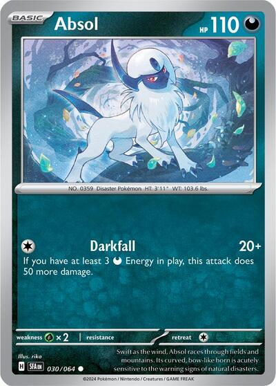 Absol (SV: Shrouded Fable) Light Play Reverse Holofoil