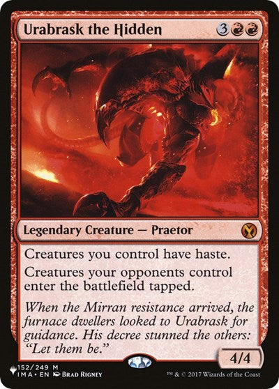 Urabrask the Hidden (The List) Near Mint