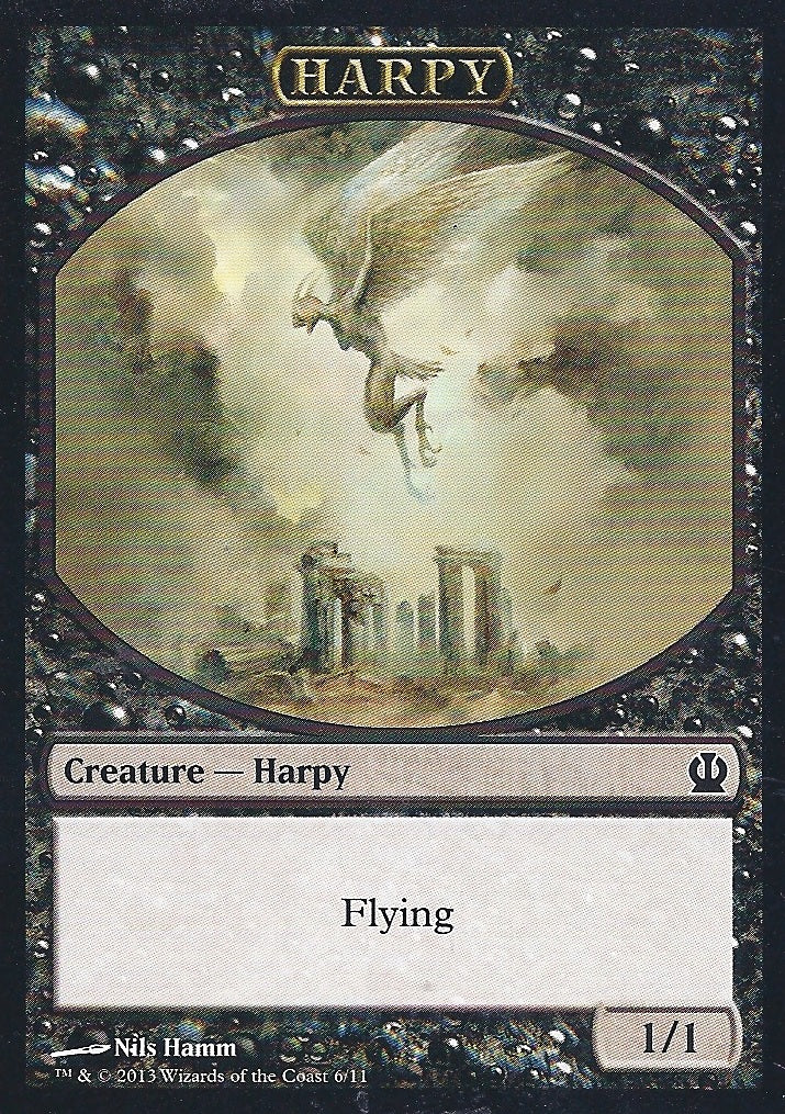 Harpy Token (Theros) Light Play