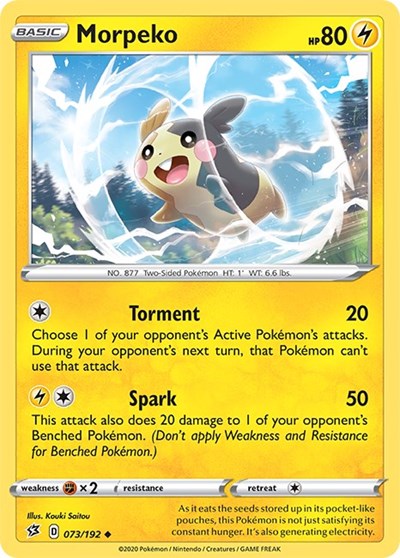 Morpeko (SWSH02: Rebel Clash) Light Play