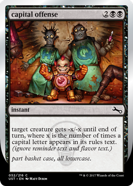 capital offense (Unstable) Light Play